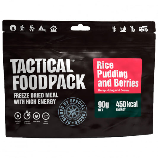 Ausverkauf: Tactical Foodpack Rice Pudding and Berries