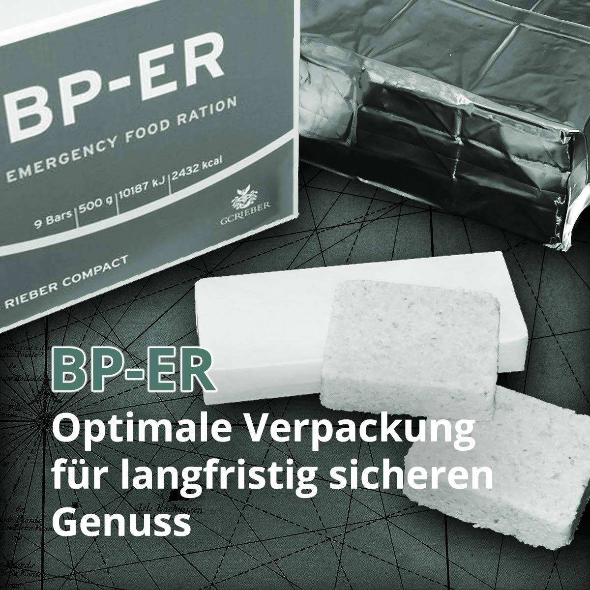 מנת חירום BP-ER - מזון חירום קומפקטי, עמיד וקל משקל BP-ER