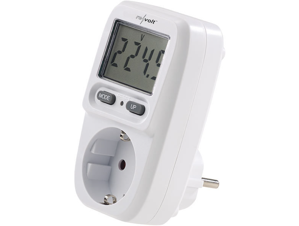 Energy cost meter/electricity consumption meter - up to 3680 watts