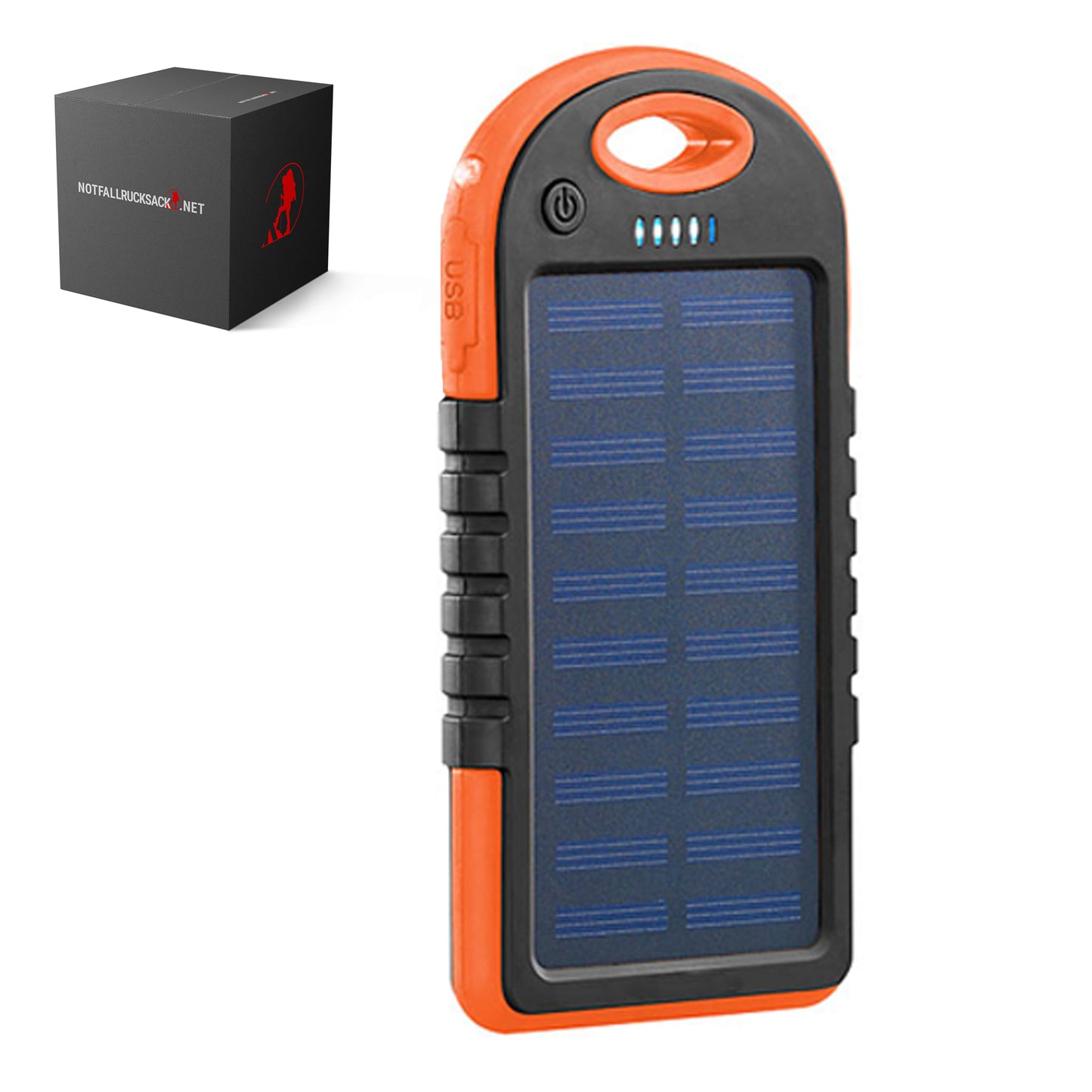 Solar Powerbank Premium - charge your devices everywhere - test winner