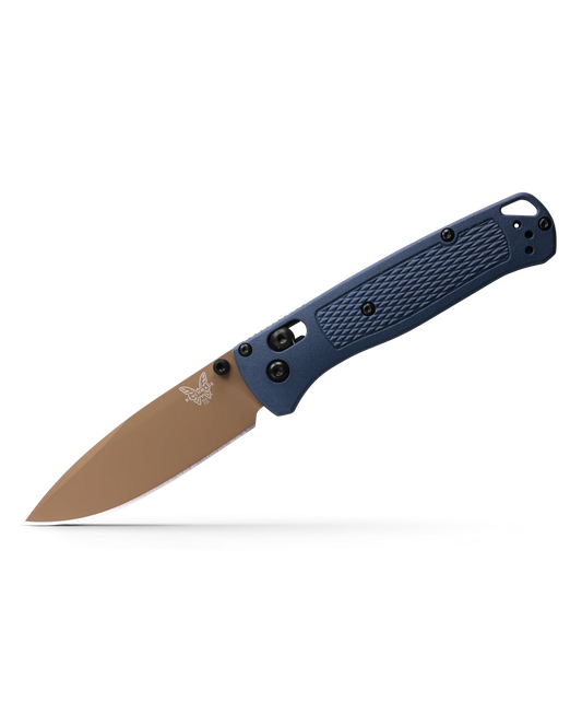 Benchmade 535FE-05 BUGOUT, Crater Blue Grivory, Axis EDC אולר