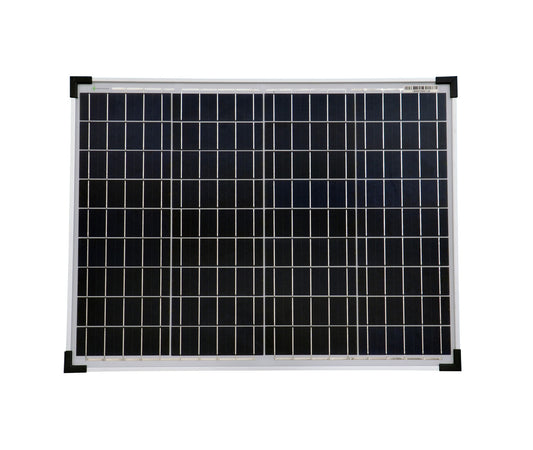 מודול סולארי 50 וואט פולי פאנל סולארי תא סולארי 668x508x35 ס"מ, מתאים לרוב תחנות הכוח