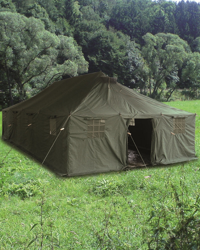 אוהל צבאי PE/קנבס 10X4.8 מ' בזית