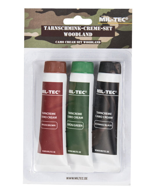 Camouflage make-up cream set Woodland