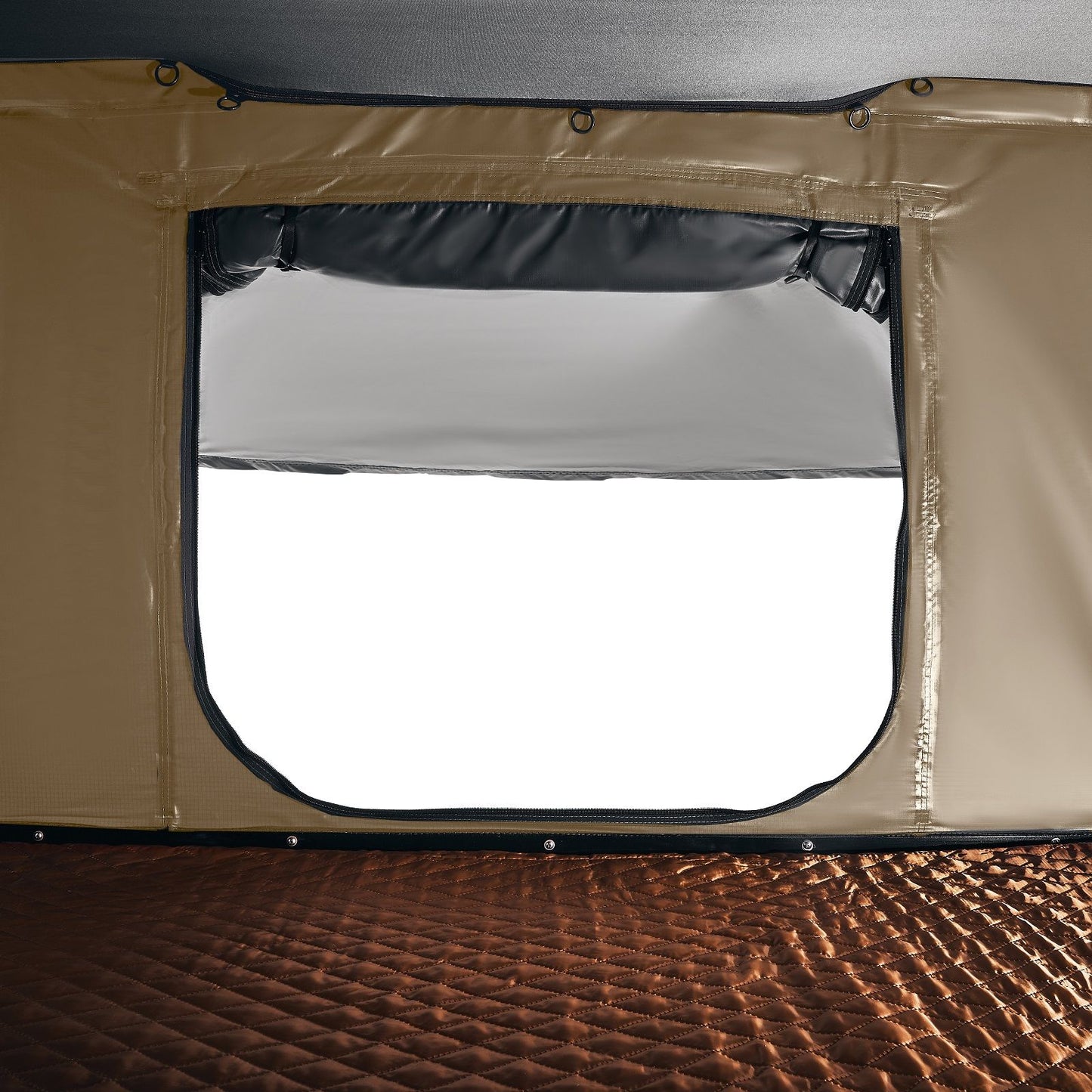 אוהל גג רכב חזק עם מעטפת קשיח יוטה 148 ס"מ (אוטומטי)