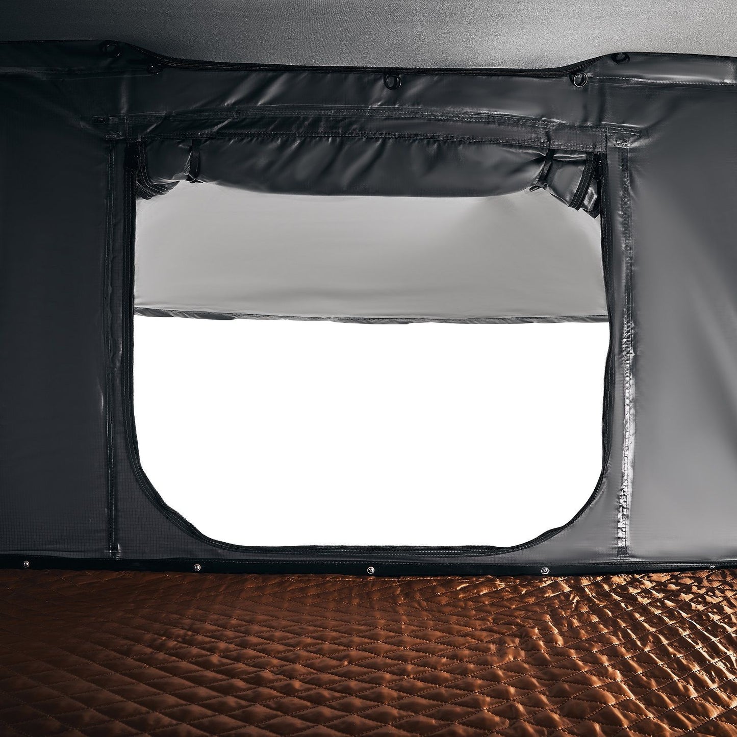 אוהל גג רכב חזק עם מעטפת קשיח יוטה 128 ס"מ (אוטומטי)