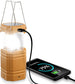 Solar Camping Hand Crank Lantern, Portable Ultra Bright LED Flashlight with Rechargeable Battery