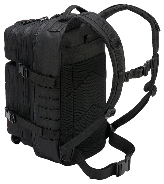 תיק גב Molle US Combat Backpack Black Tactical Lasercut PATCH בינוני