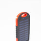 Solar Powerbank פאנל סולארי פרימיום עם בנק חשמל, מנורה ויציאת USB 2x - טען חשמל חירום ישירות עם השמש