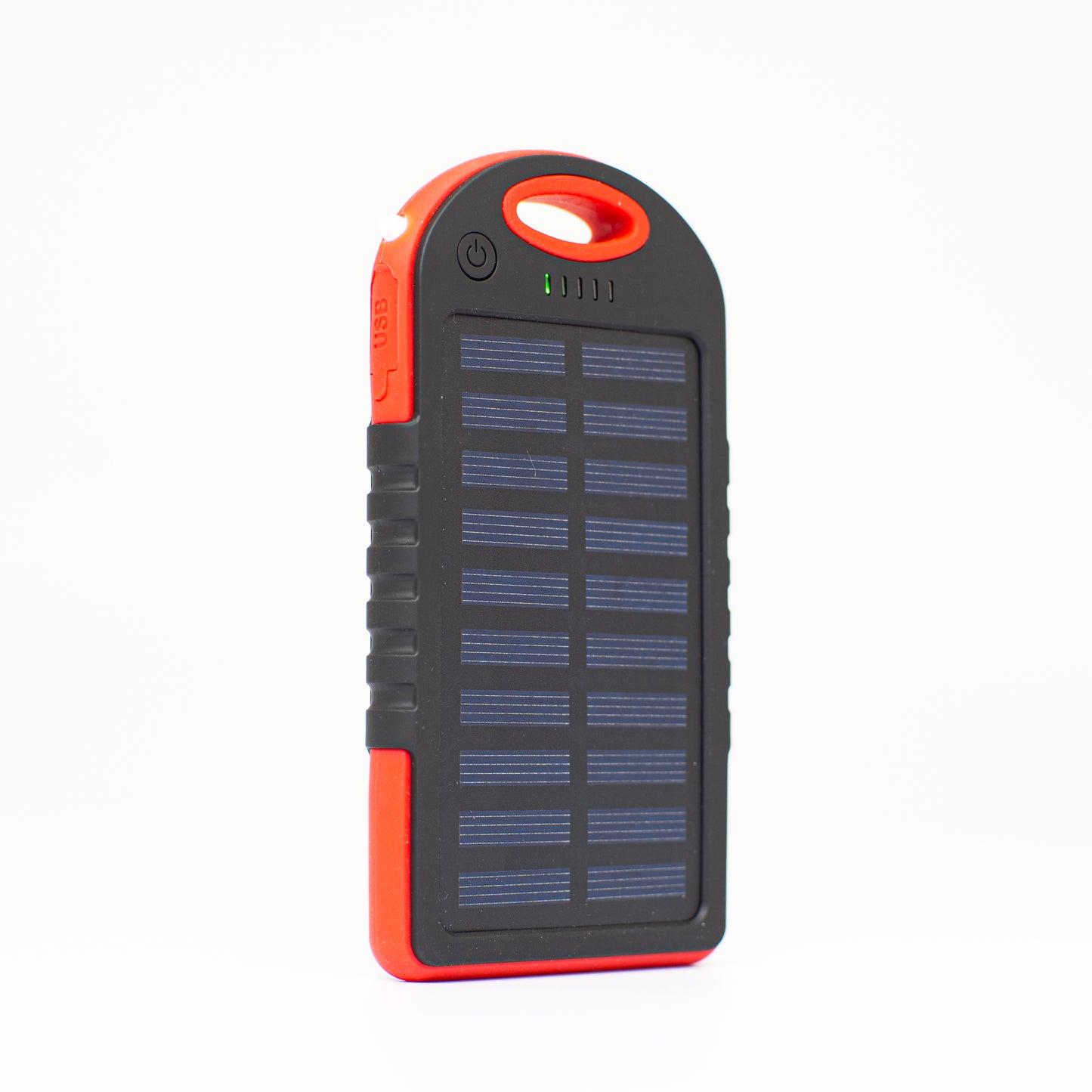 Solar power bank Premium solar panel with power bank, lamp and 2x USB Out - charging directly with the sun for emergency power
