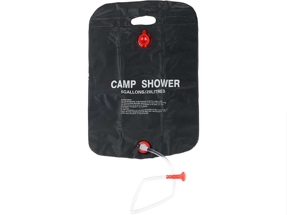 Camping shower/solar shower - 20 liters - emergency shower - shower to go - shower bag/shower bag - emergency shower bag