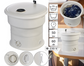 Foldable mini washing machine - camping washing machine - outdoor washing machineemergency washing machine - up to 1.5 kg - 50 W - pulsator, timer