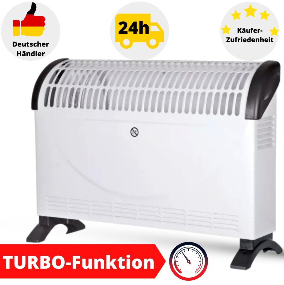 Convector - electric heater with 2000 watts - three levels