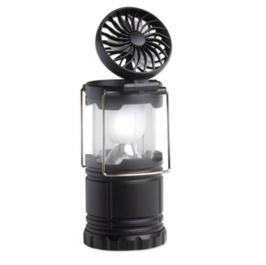 מנורה עם מאוורר - אור/פנס/גוף תאורה - תאורת חירום - קירור - מקור אור - אספקת אור - מקור אור חירום - תאורת קמפינג/פנס קמפינג - אור חיצוני