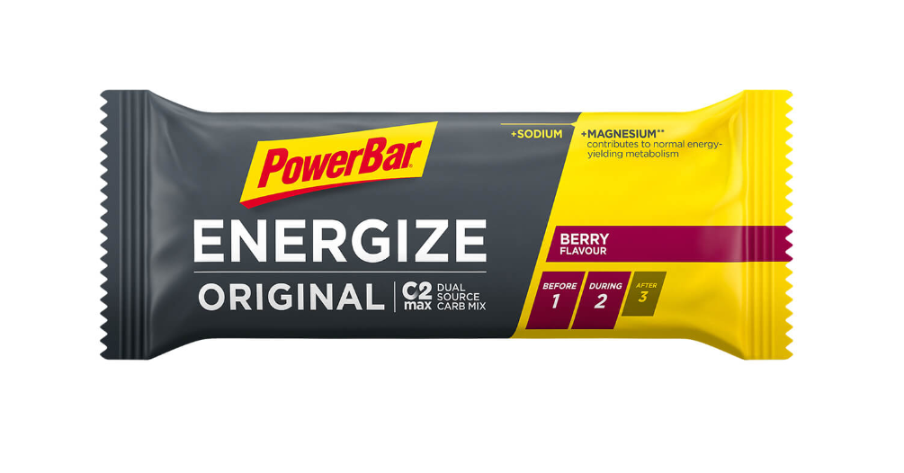 Powerbar 20 ברים - מקורי - ארבעה סוגים - ברים כוח - חטיפי אנרגיה