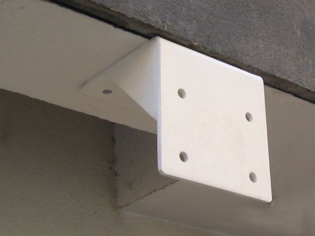 Ceiling bracket for awnings in white