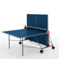 Premium table tennis table tournament size blue with net, foldable 214.3010/L